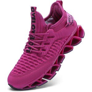 Women's Dark Purple Running Walking Blade Sport  Tennis Athletic Sneakers Shoes